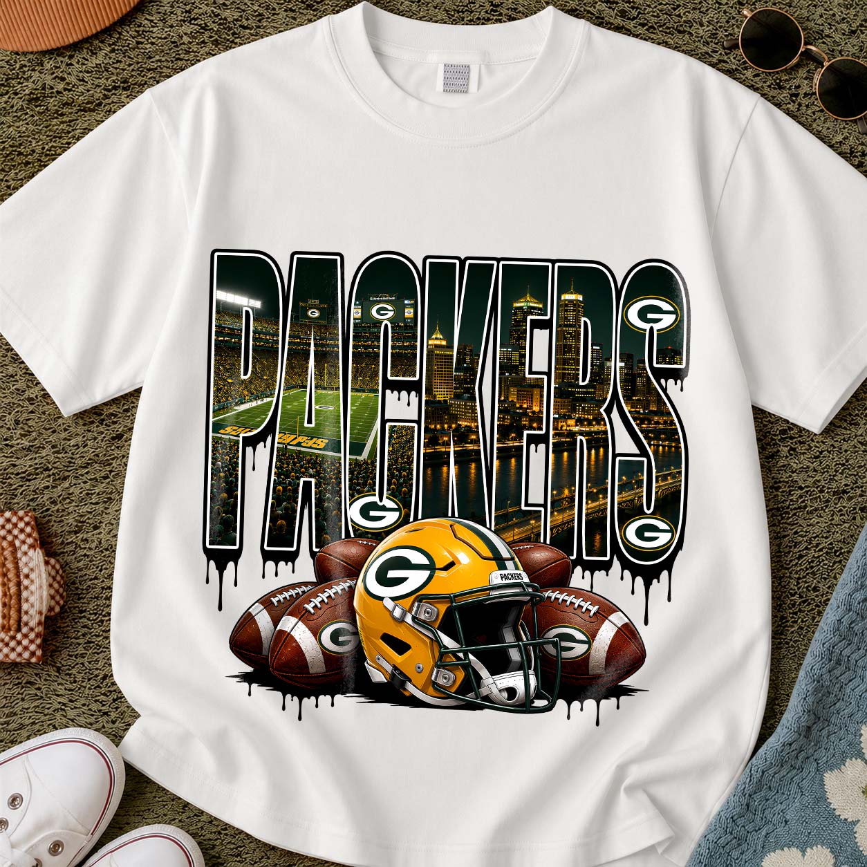 Green Bay Packers Urban Graffiti Tee