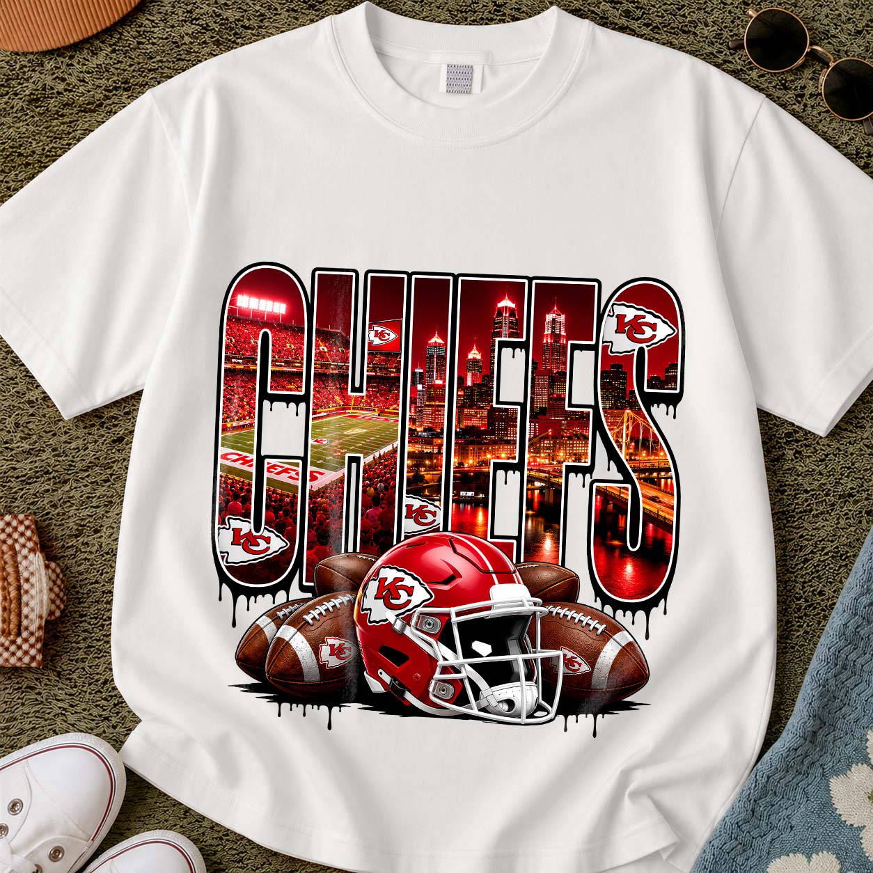 Kansas City Chiefs Urban Graffiti Tee