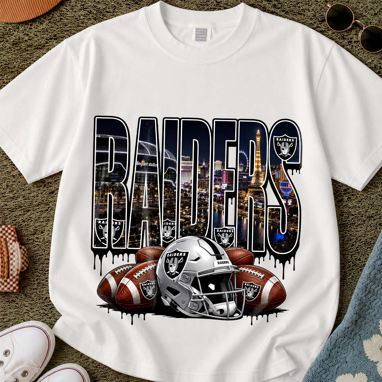 Las Vegas Raiders Urban Graffiti Tee