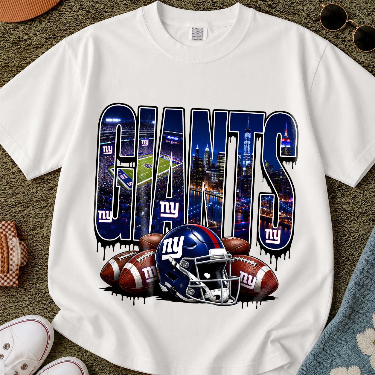 New York Giants Urban Graffiti Tee