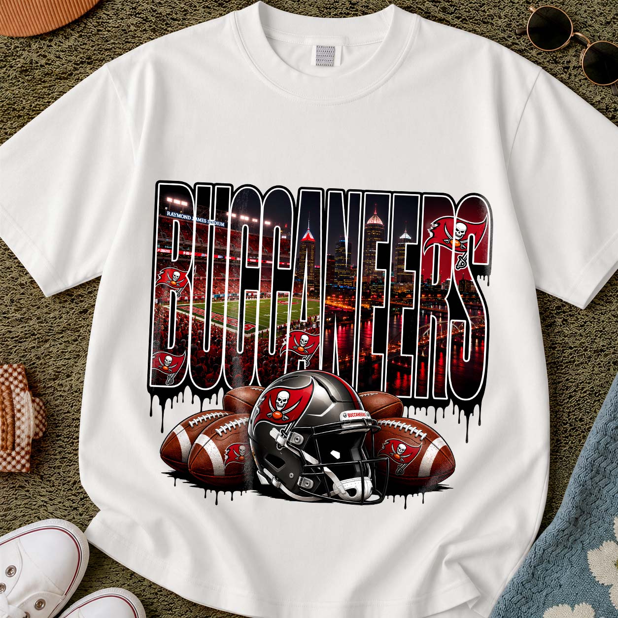 Tampa Bay Buccaneers Urban Graffiti Tee