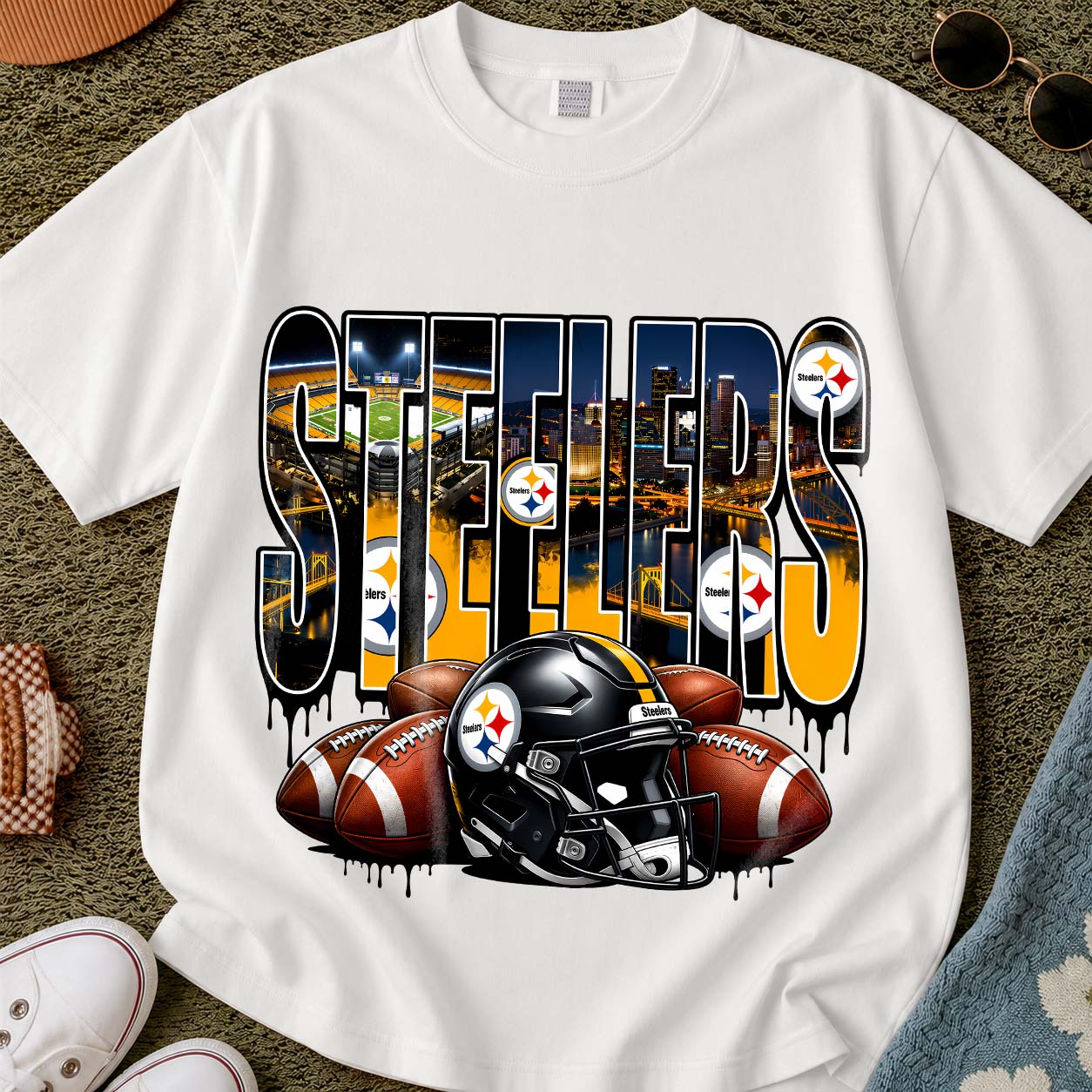 Pittsburgh Steelers Urban Graffiti Tee