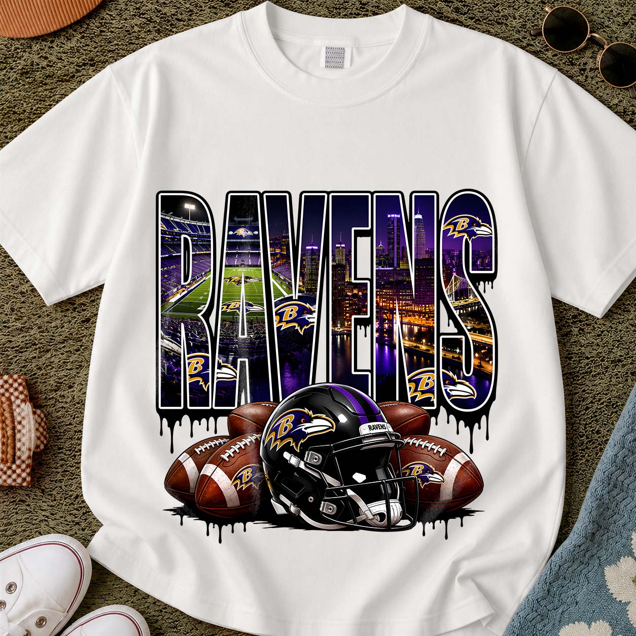 Baltimore Ravens Urban Graffiti Tee