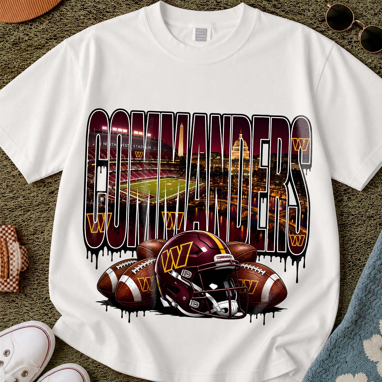 Washington Commanders Urban Graffiti Tee