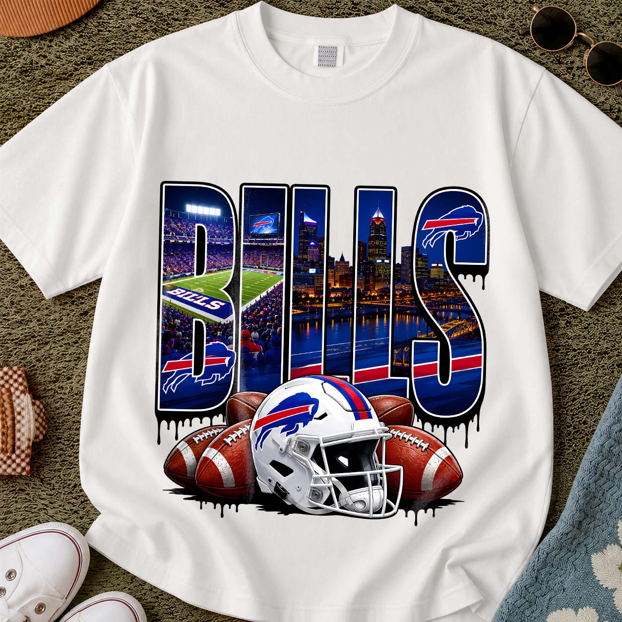 Pittsburgh Steelers Urban Graffiti Tee - White
