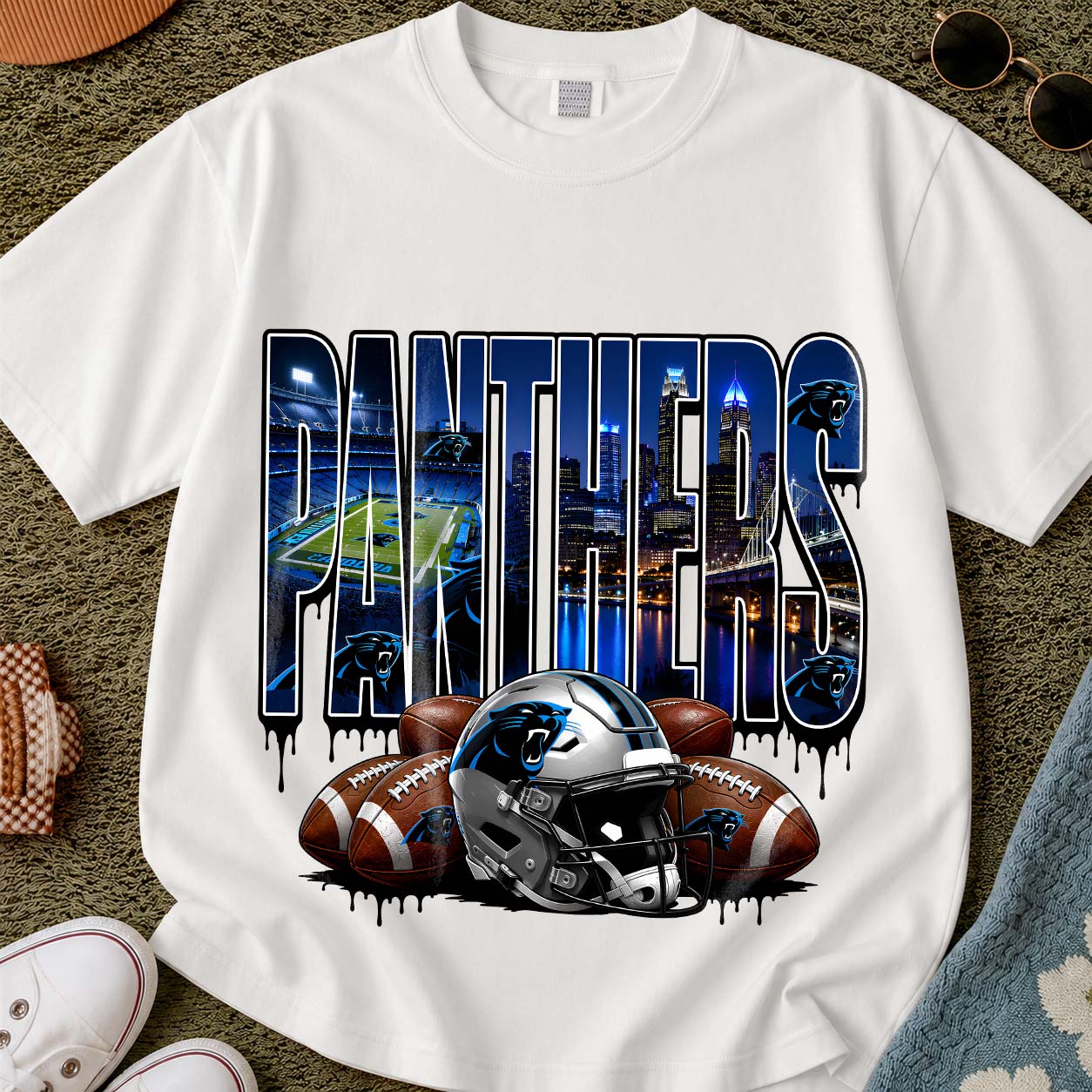 Carolina Panthers Urban Graffiti Tee