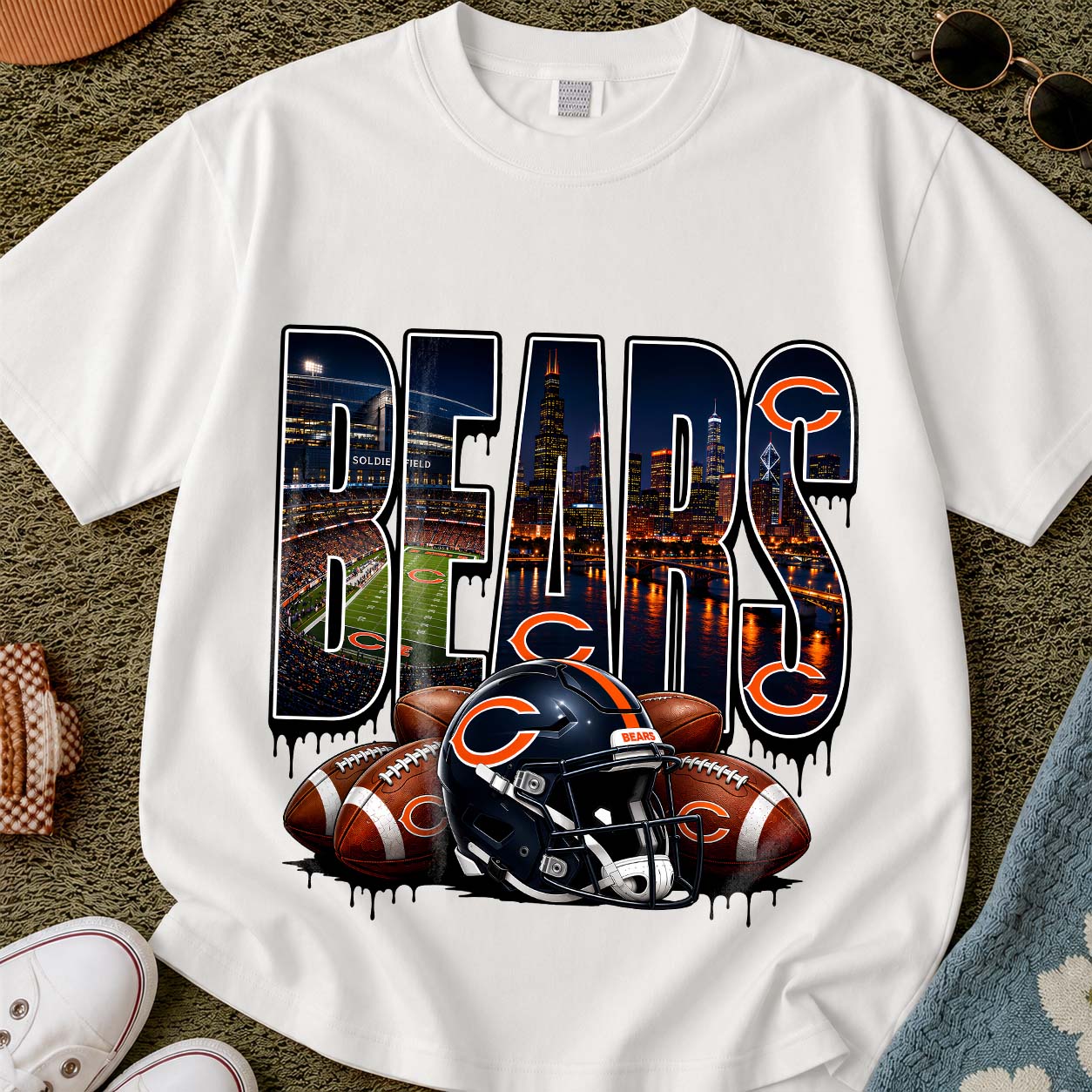 Chicago Bears Urban Graffiti Tee