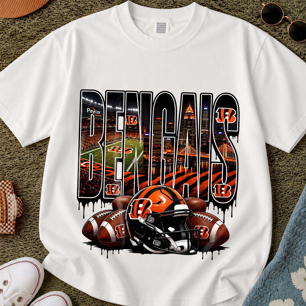 Cincinnati Bengals Urban Graffiti Tee