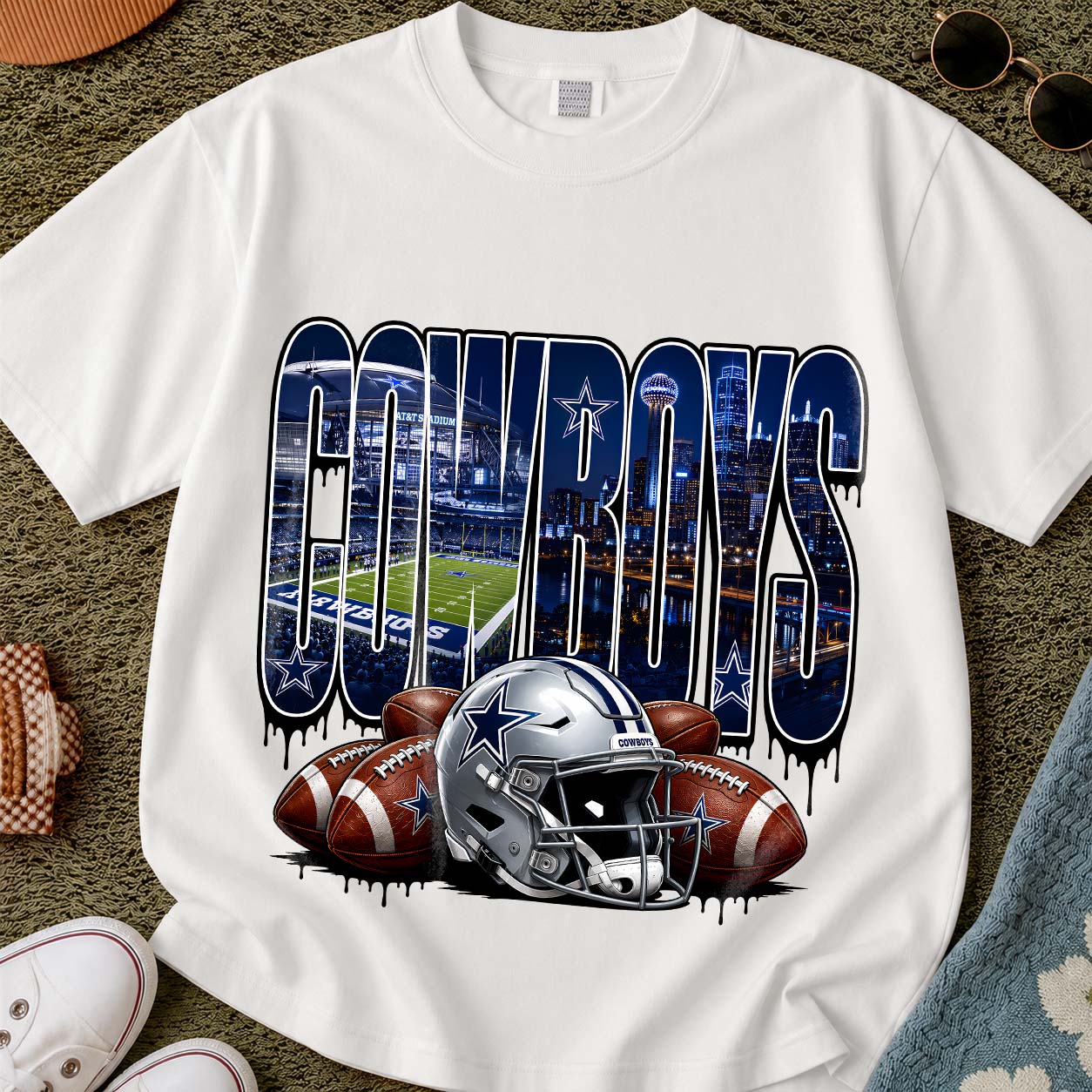 Dallas Cowboys Urban Graffiti Tee