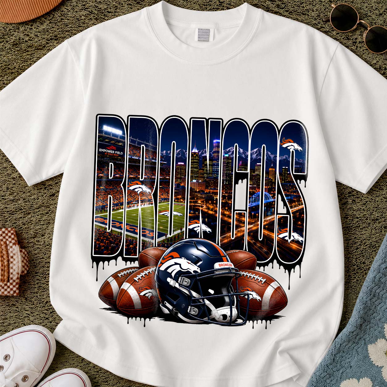 Denver Broncos Urban Graffiti Tee