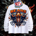 NFL Chicago Bears 3D Zipper Design Shirt