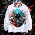 NFL Carolina Panthers 3D Zipper Design Shirt