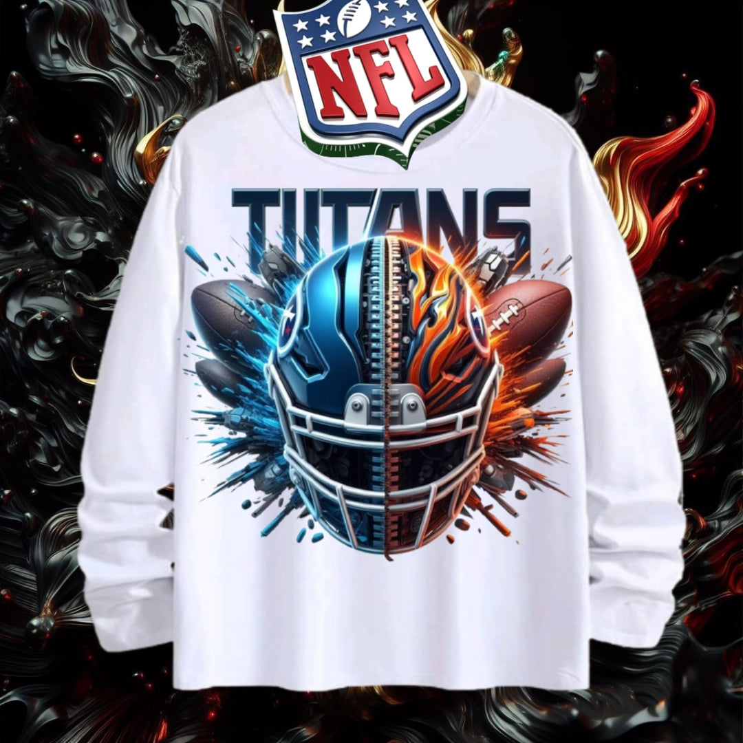 NFL Tennessee Titans 3D Zipper Design Shirt