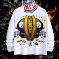 NFL Pittsburgh Steelers 3D Zipper Design Shirt
