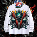 NFL Philadelphia Eagles 3D Zipper Design Shirt