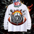 NFL Las Vegas Raiders 3D Zipper Design Shirt