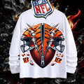 NFL Cincinnati Bengals 3D Zipper Design Shirt