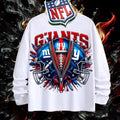 NFL New York Giants 3D Zipper Design Shirt