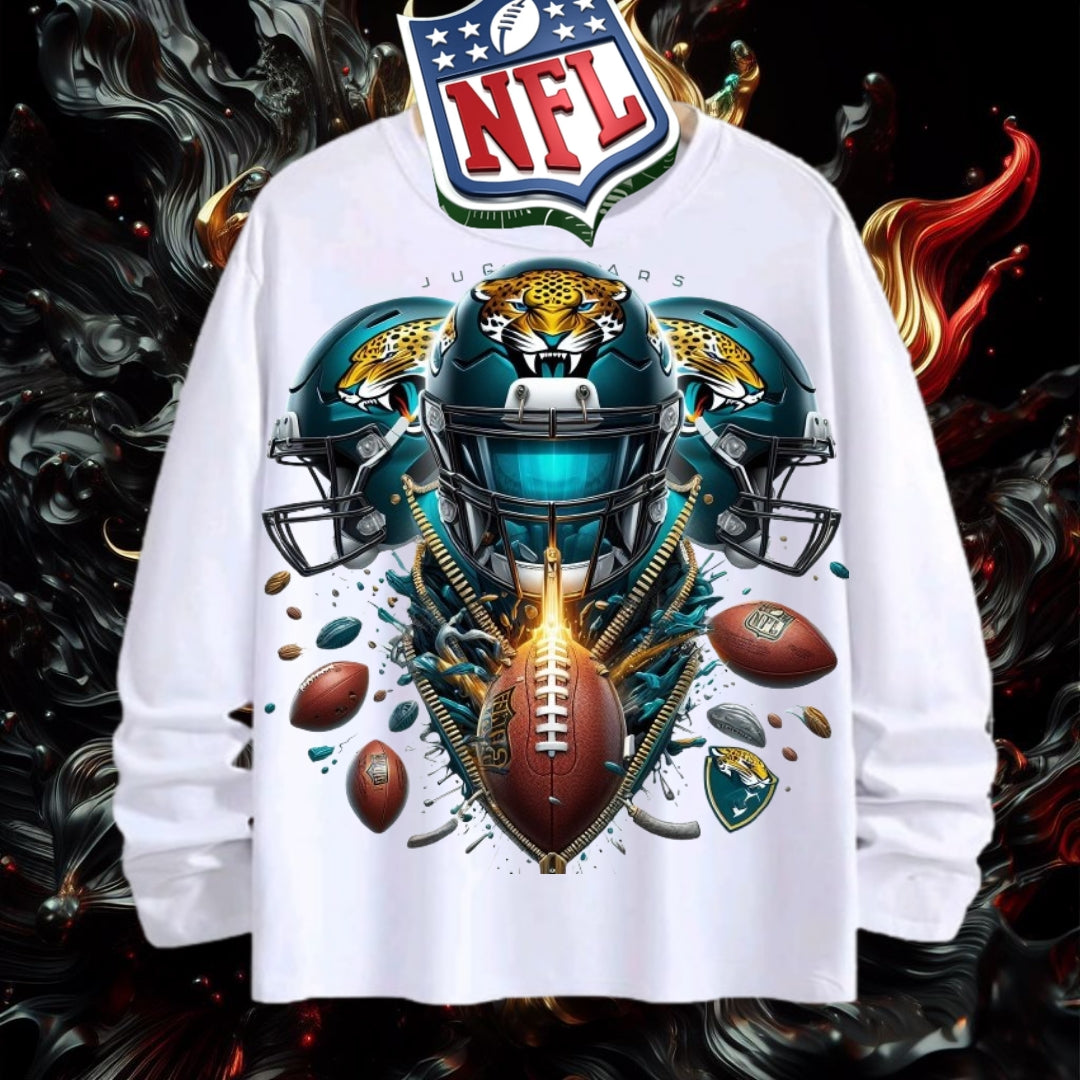 NFL Jacksonville Jaguars 3D Zipper Design Shirt
