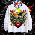 NFL Green Bay Packers 3D Zipper Design Shirt