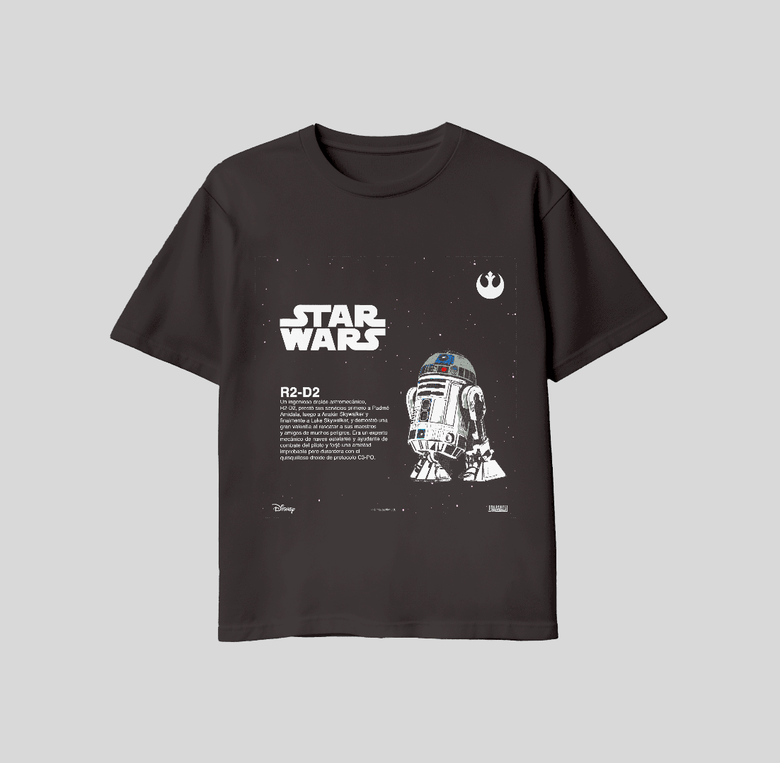 R2-D2 Graphic Black T-Shirt