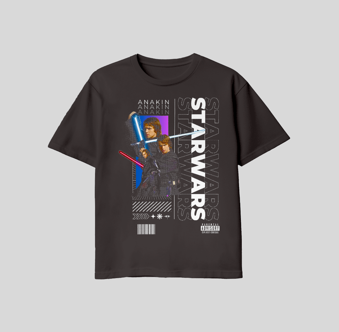 Anakin Skywalker Dual Lightsaber Graphic Tee