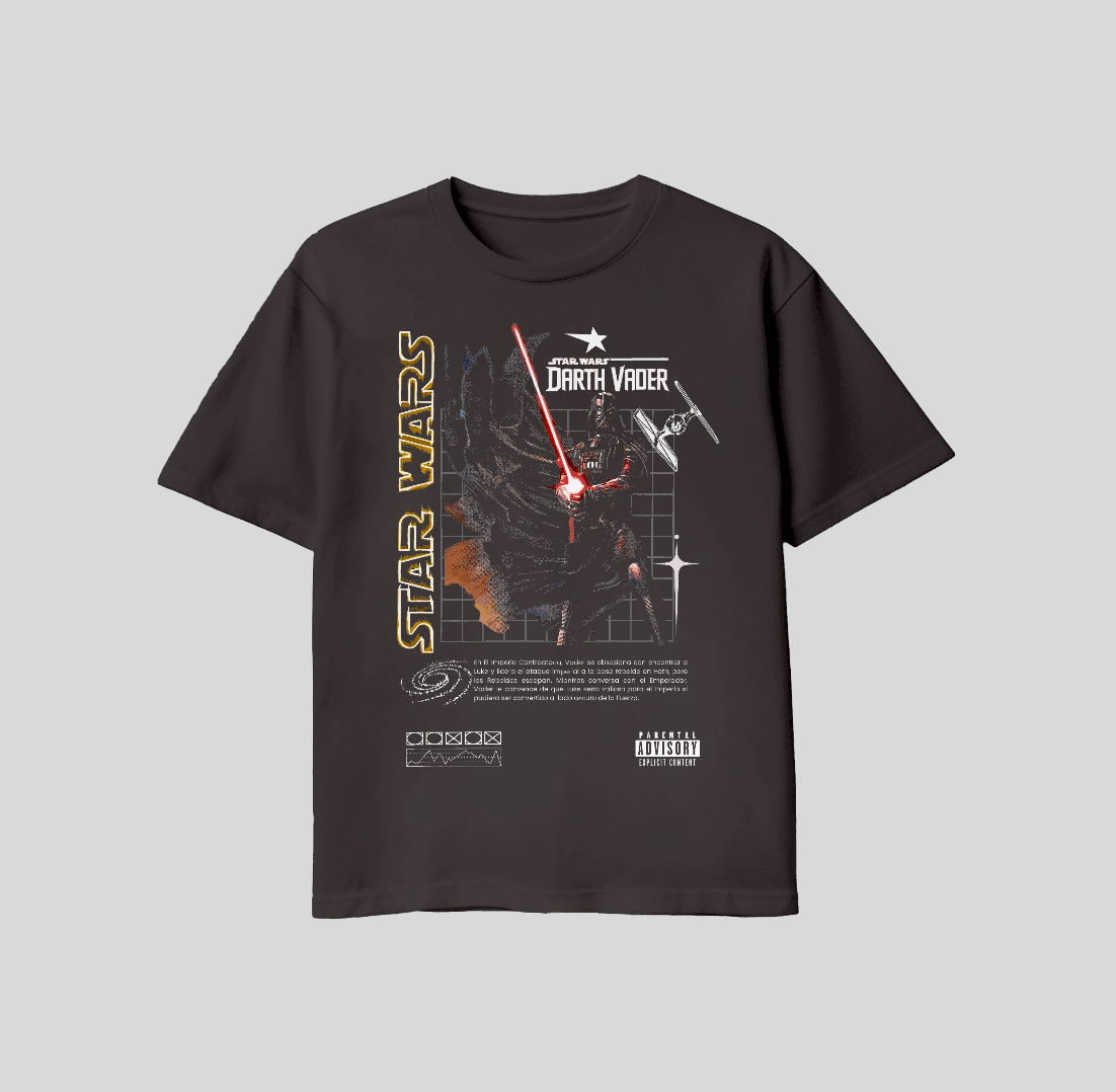 Star Wars Darth Vader Graphic Black T-Shirt