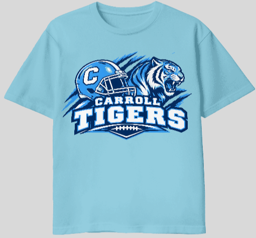 Carroll Tigers – Paw Print Tee