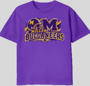 Miller Buccaneers Helmet Strike Tee