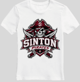 Sinton Pirates Skull & Swords Tee