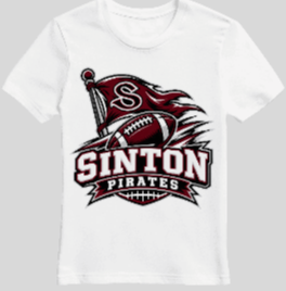 Sinton Pirates Flag Football Tee