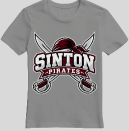 Sinton Pirates Classic Logo Tee