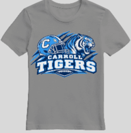 Carroll Tigers – Paw Print Tee