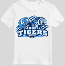 Carroll Tigers – Paw Print Tee
