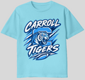 Carroll Tigers Helmet Strike Tee