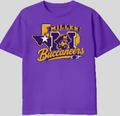 Miller Buccaneers Texas Pride Tee - purple graphic tee with Texas state silhouette and pirate mascot