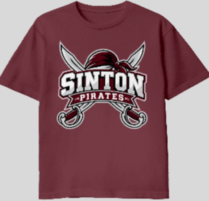 Sinton Pirates Classic Logo Tee