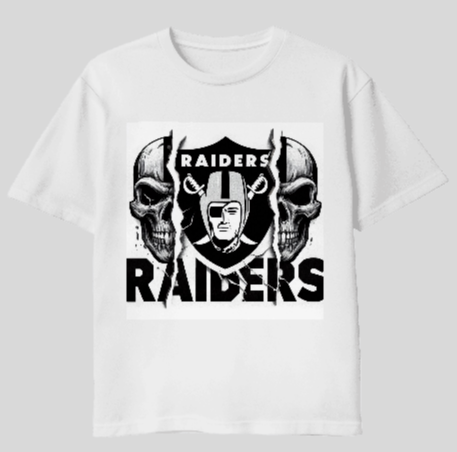 Las Vegas Raiders Skull Scratch T-Shirt