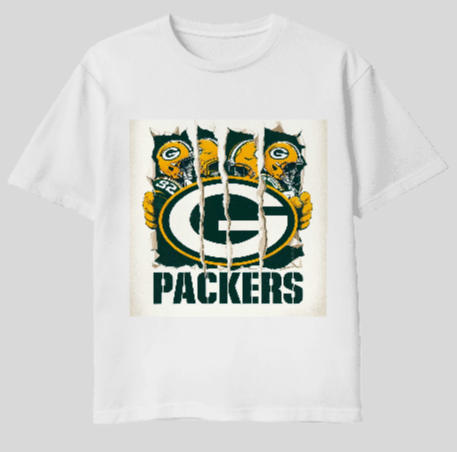 Green Bay Packers Scratch T-Shirt