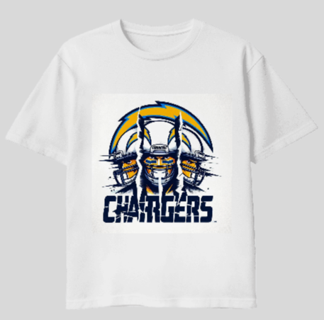 Los Angeles Chargers Scratch T-Shirt