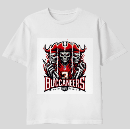 Tampa Bay Buccaneers Skull T-Shirt