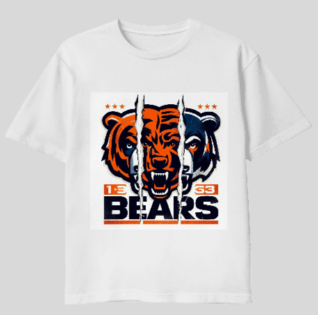 Chicago Bears Triple Scratch T-Shirt