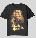 Dolly Parton portrait graphic tee