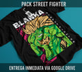 Blanka Street Fighter graphic tee - black